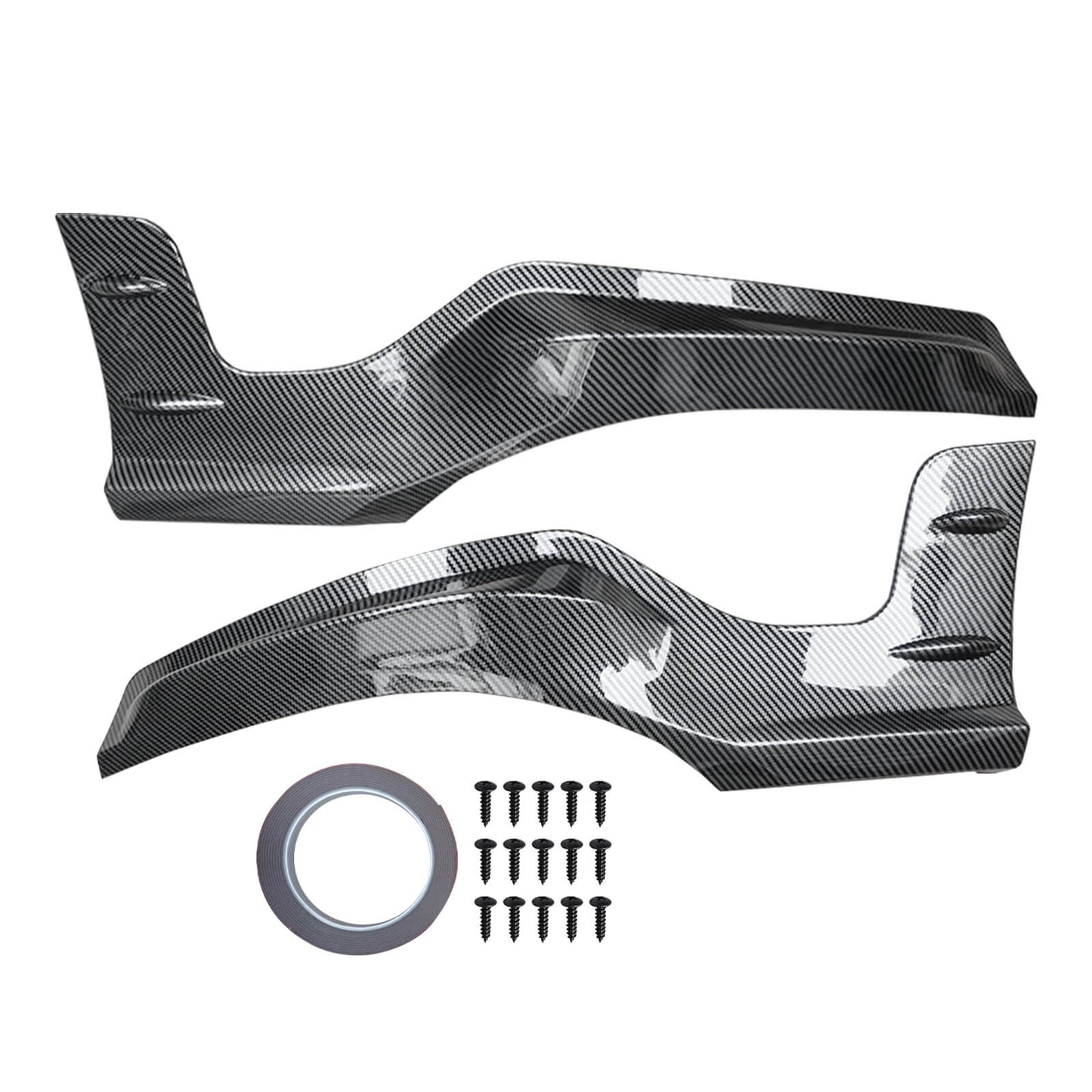 2022-2024 ホンダ シビック リア バンパー コーナー リア ディフューザー用 CARIG ホンダ シビック シビック FL1 FL4 カナード アンチスクラッチ フィン スポイラー リア スプリッター純正品質部品 ABS 延長装飾用