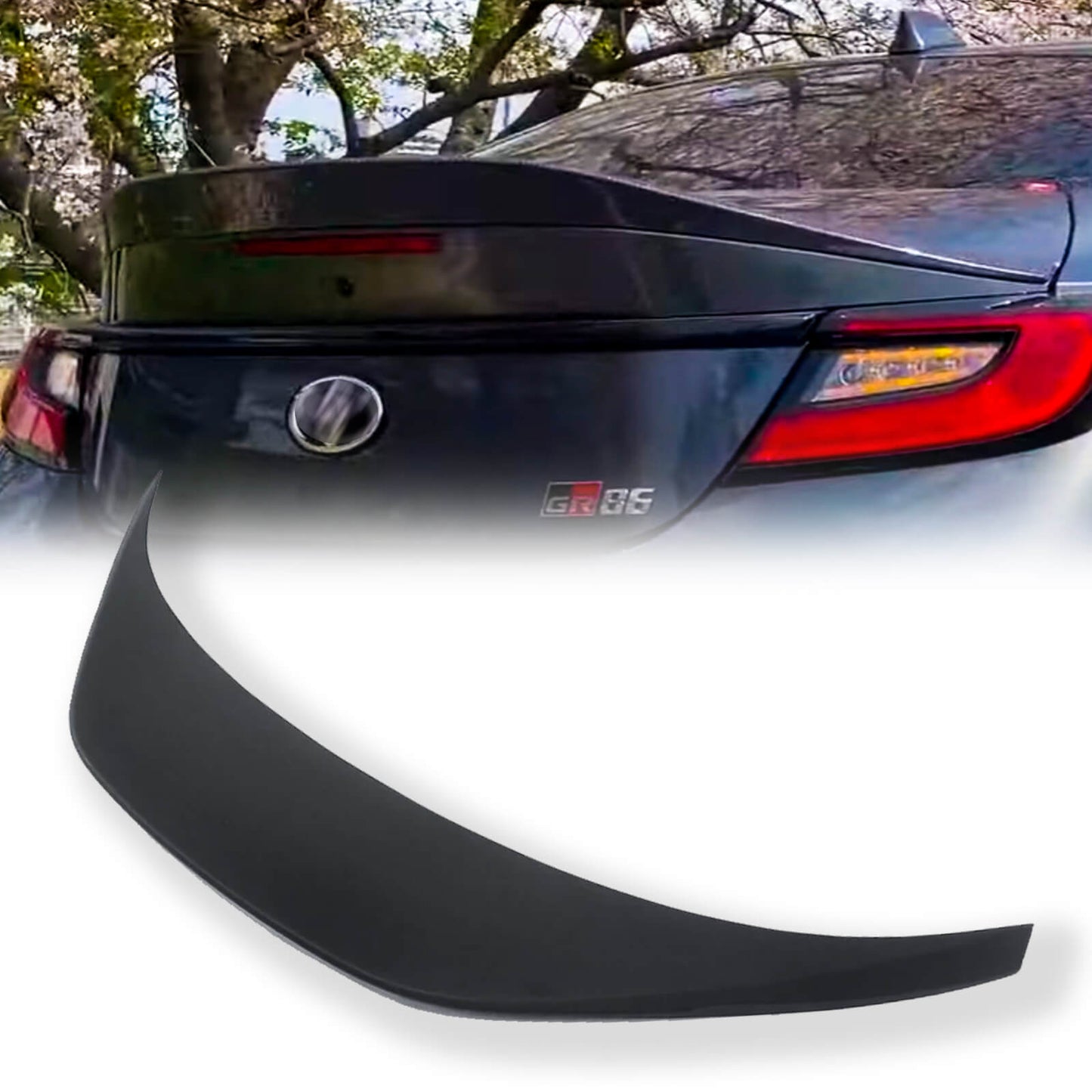 CARIG For 2022-2024 トヨタ GR 86 スバル BRZ ABS の工場 TRD の一見のトランク スポイラー翼のための後部スポイラー