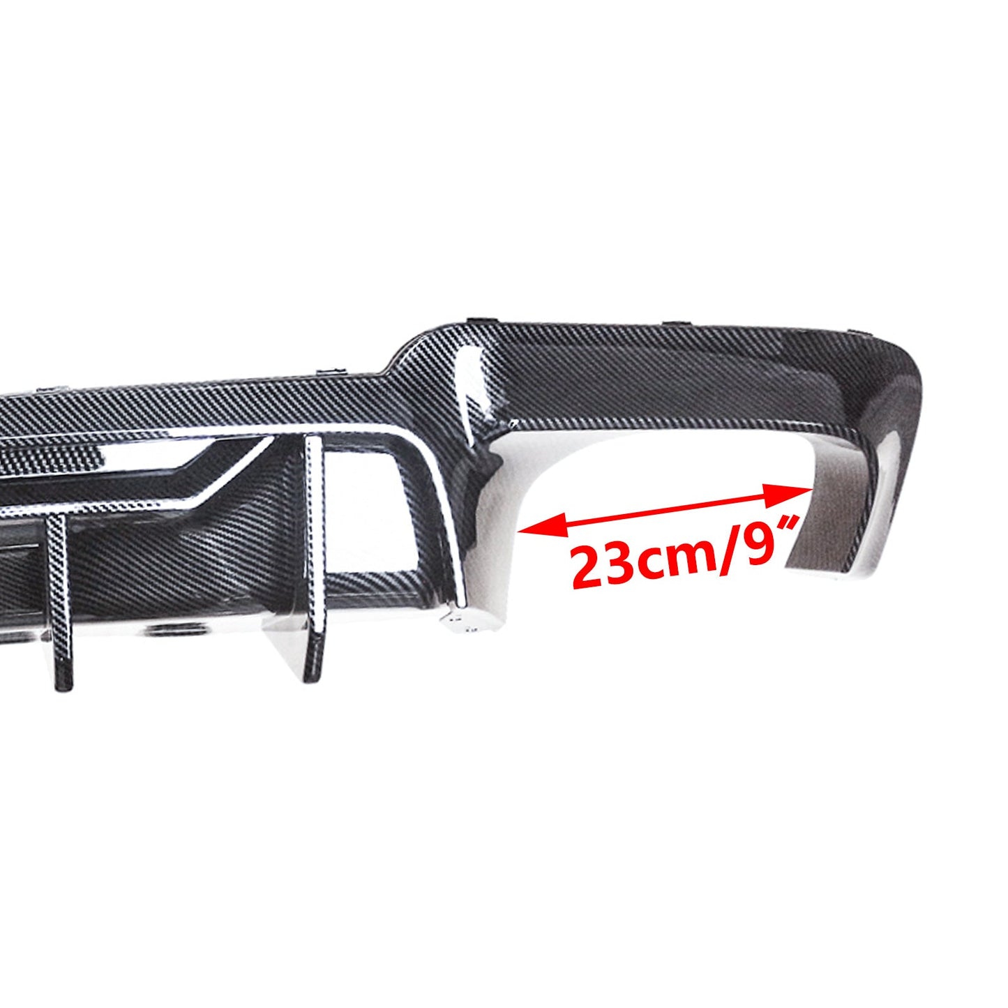 CARIG For 2011-2016 BMW F10 Mスポーツ ABS F90 M5リアディフューザースタイルNOTフィット550/535/M5