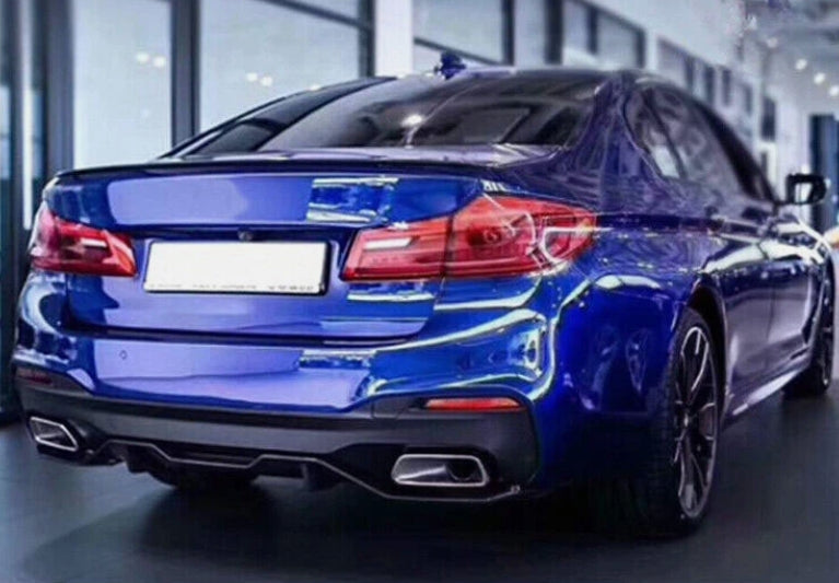 CARIG For 2017-2023 リアディフューザー BMW G30 M550i G31 G38 5シリーズMスポーツリアバンパーリップ