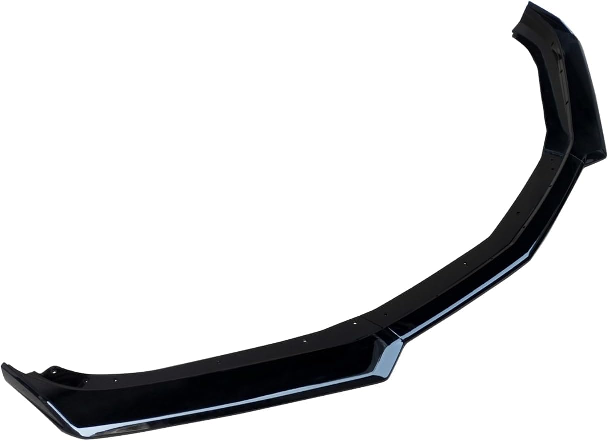 CARIG フロントスポイラー 2016-2024 シボレー カマロ SS/2019-2024 LT LS RS フロントリップ リップスポイラー ABS製 塗装済み エアロパーツ ガーニッシュ カーアクセサリー 艶あり黒