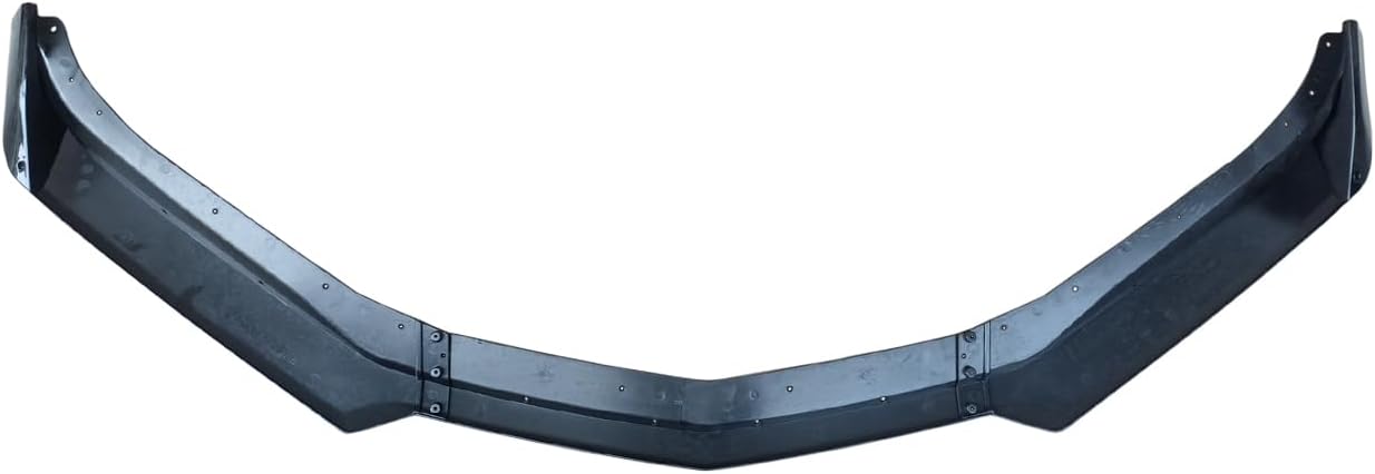 CARIG フロントスポイラー 2016-2024 シボレー カマロ SS/2019-2024 LT LS RS フロントリップ リップスポイラー ABS製 塗装済み エアロパーツ ガーニッシュ カーアクセサリー 艶あり黒