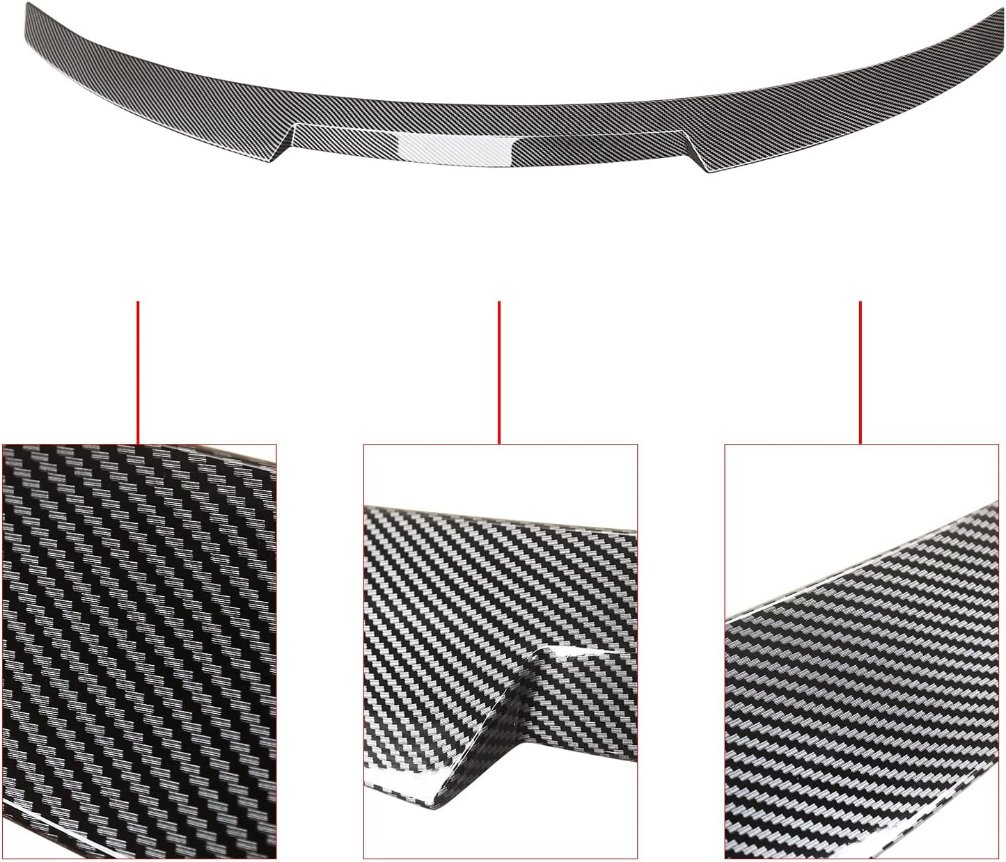 CARIG For BMW 4シリーズ F36 430i 435i 440i グランクーペ 4ドア M4スタイル リアスポイラー トランクウィング スプリッター