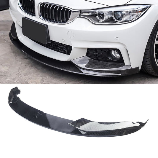 CARIG For 2014-2020 BMW F32 F33 F36 4 シリーズ M スポーツ フロント リップ ABS 塗装 4 pc フロント バンパー スプリッター
