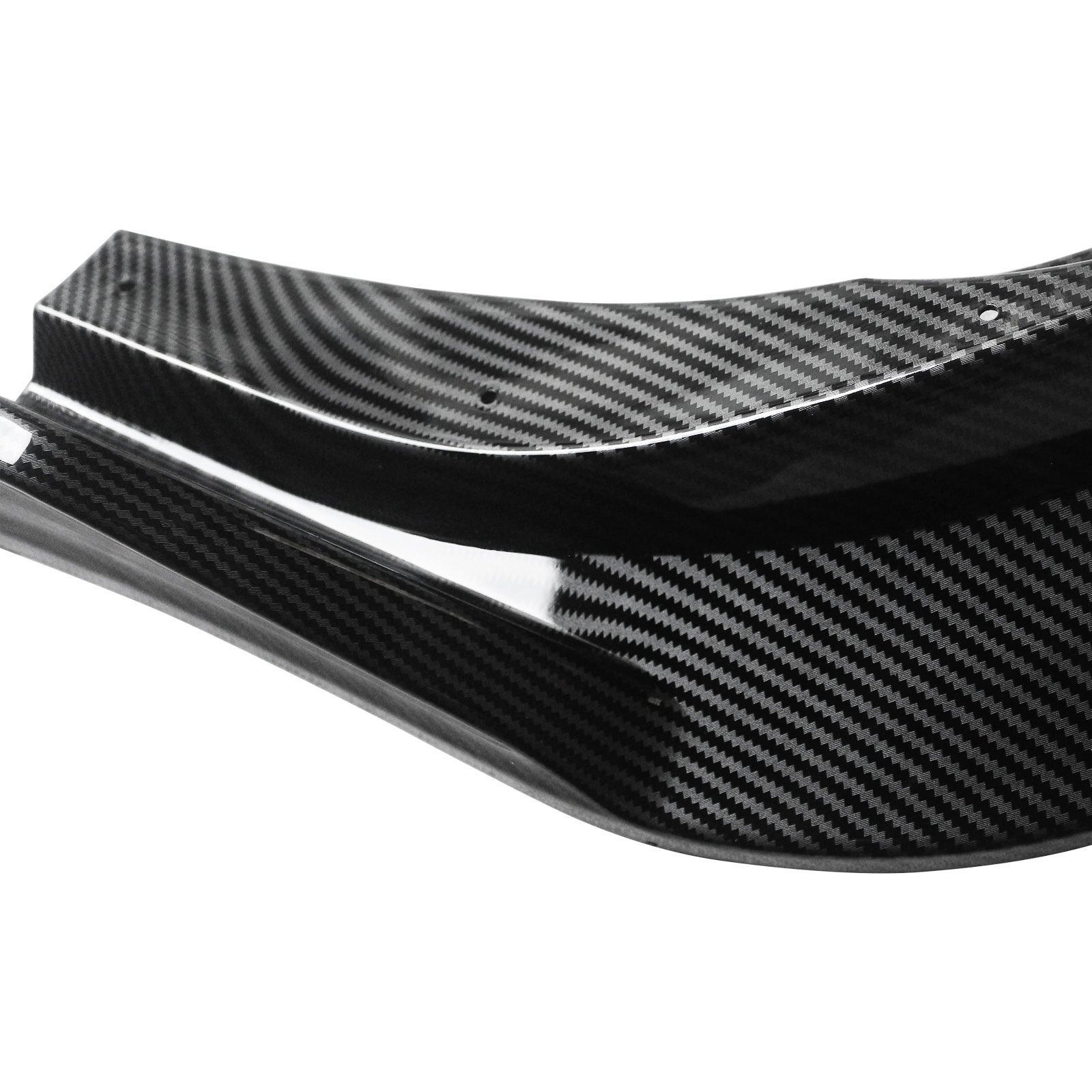 CARIG For 2014-2016 レクサス Fスポーツ フロントリップ フロントバンパー ロアスポイラー スプリッター 3 PC ABS リップ