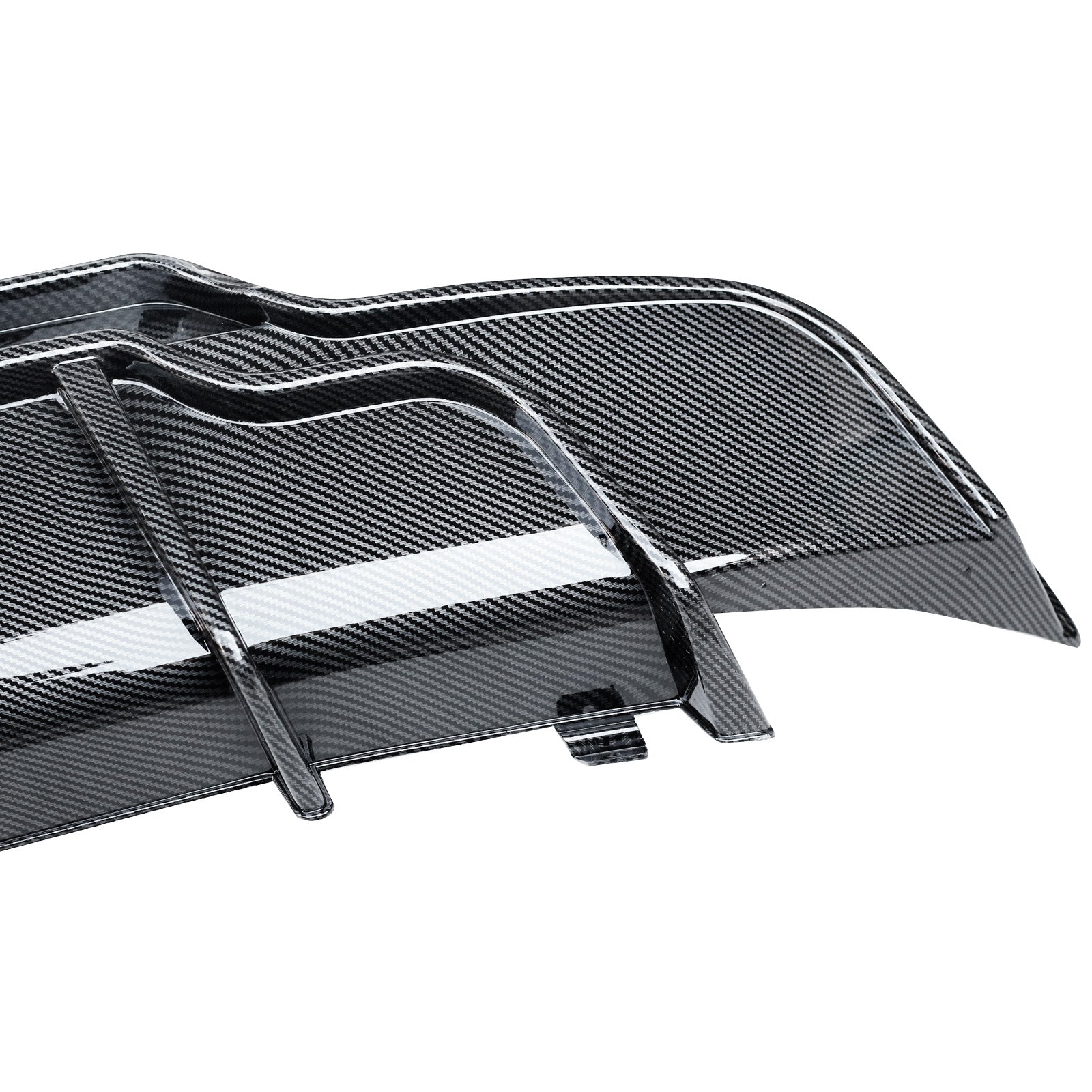 CARIG For 2017-2023 テスラ モデル 3 リア ディフューザー ABS リア バンパー リップ ディフューザー エプロン スプリッター 3PC