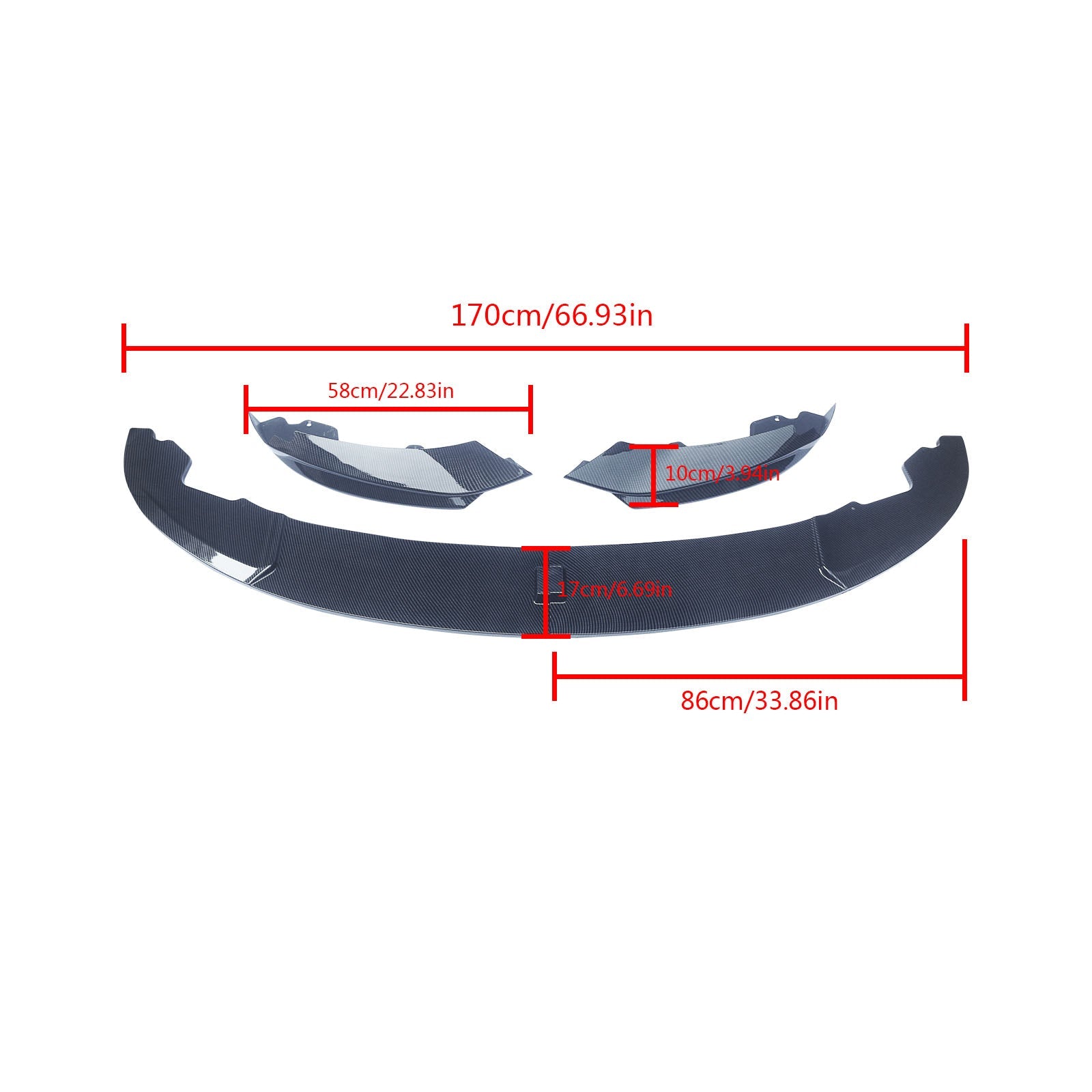 CARIG For 2014-2020 BMW F32 F33 F36 4 シリーズ M スポーツ フロント リップ ABS 塗装 4 pc フロント バンパー スプリッター