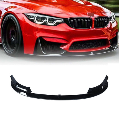 CARIG For 2015-2020 BMW F80 M3 F83 F82 M4 フロント リップ M パフォーマンス 4 ピース ABS 塗装フロント スプリッター