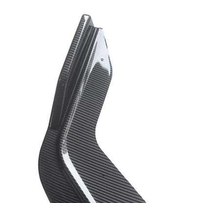 CARIG FOR 2017-2021ホンダシビックSi FK7ハッチバック用 ABS 3ピースフロントバンパーリップスプリッター