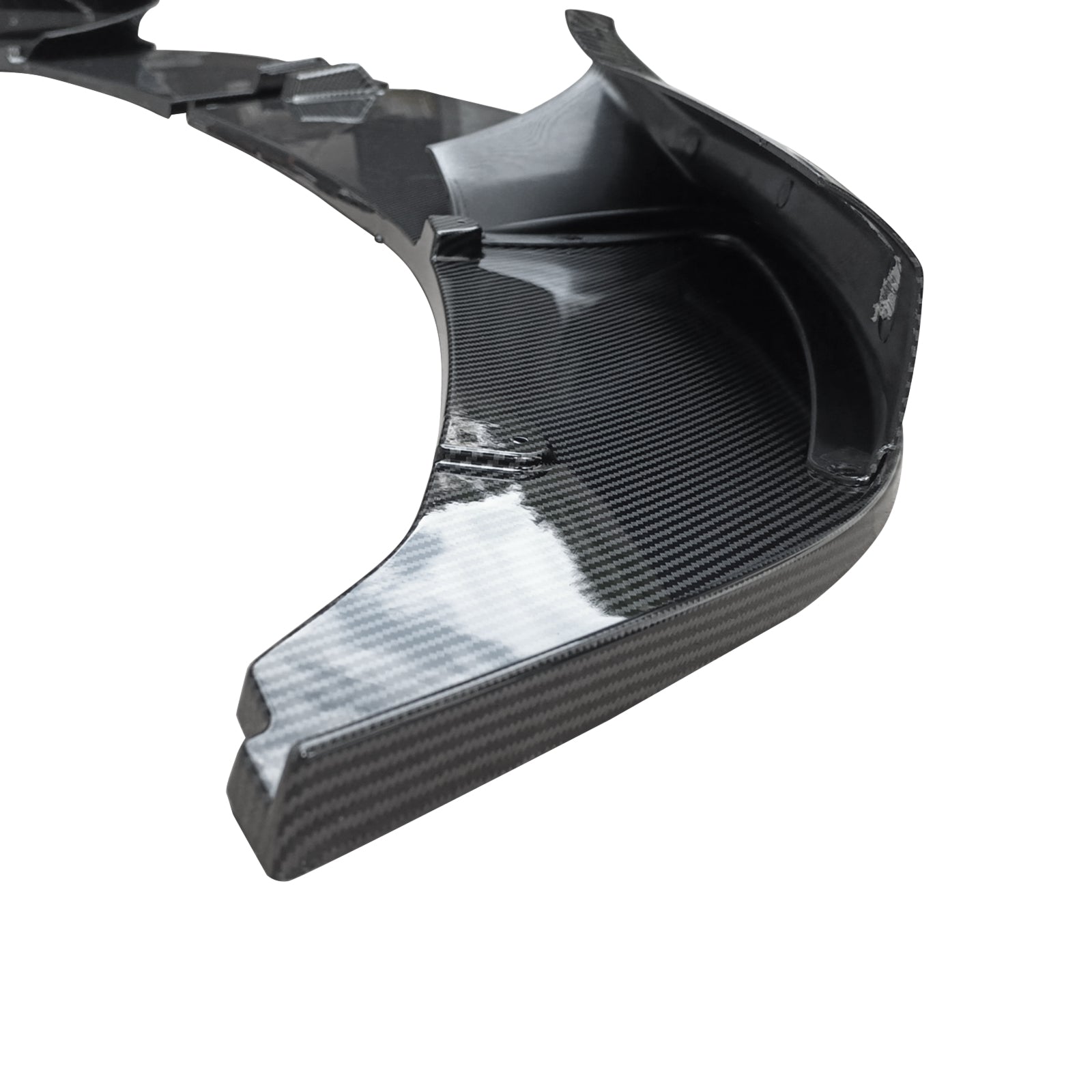 CARIG For 2011-2016 BMW 5 シリーズ F10 M スポーツ フロント リップ バンパー ABS 2Pcs フロント リップ スプリッター キット