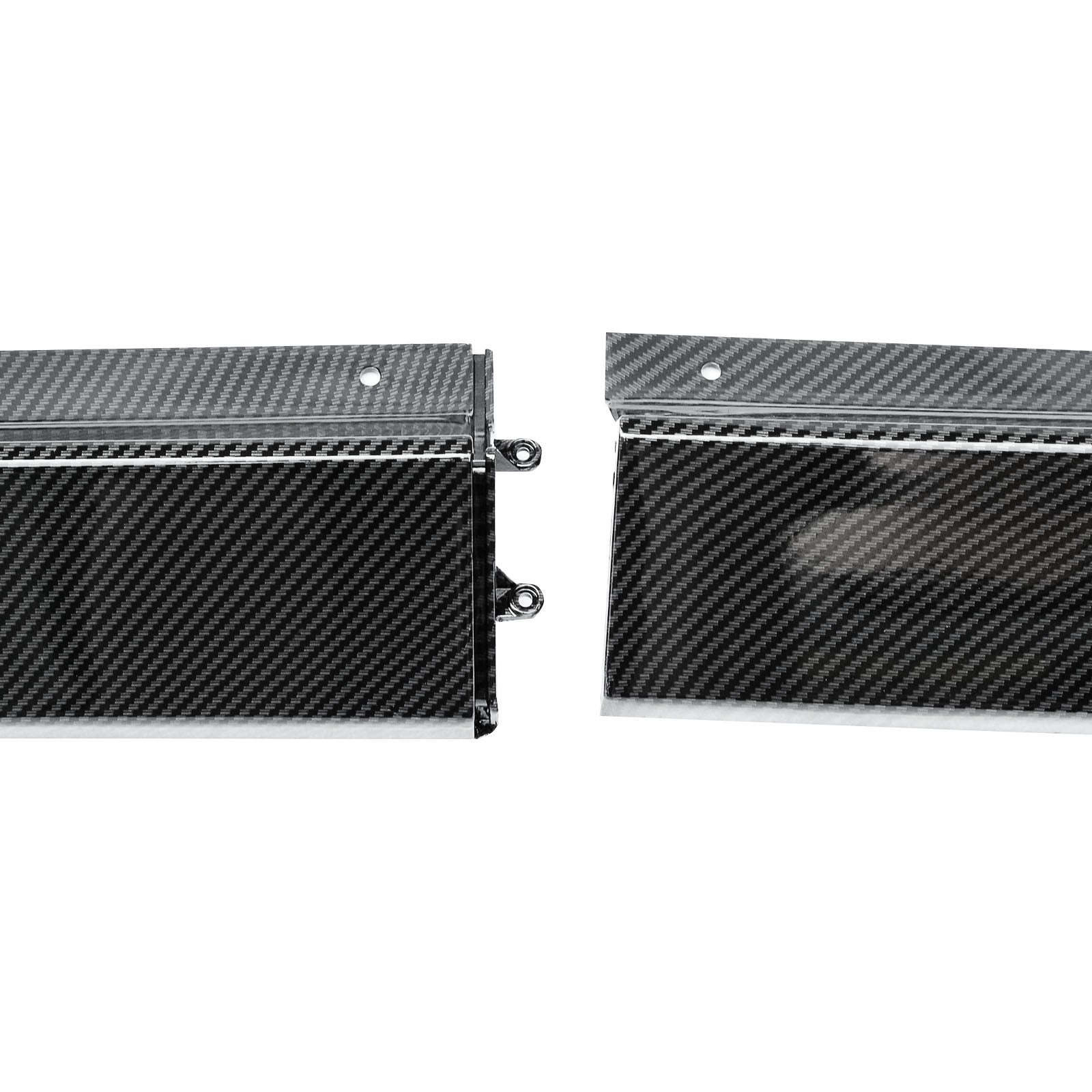 CARIG  For 2014-2024 サイドスカートインフィニティQ50 JDMスタイル4 PCSロッカーパネルエクステンションリップス