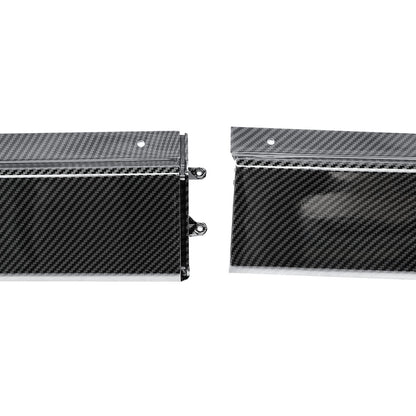 CARIG  For 2014-2024 サイドスカートインフィニティQ50 JDMスタイル4 PCSロッカーパネルエクステンションリップス