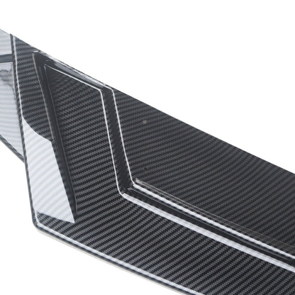 CARIG FOR 2017-2021ホンダシビックSi FK7ハッチバック用 ABS 3ピースフロントバンパーリップスプリッター