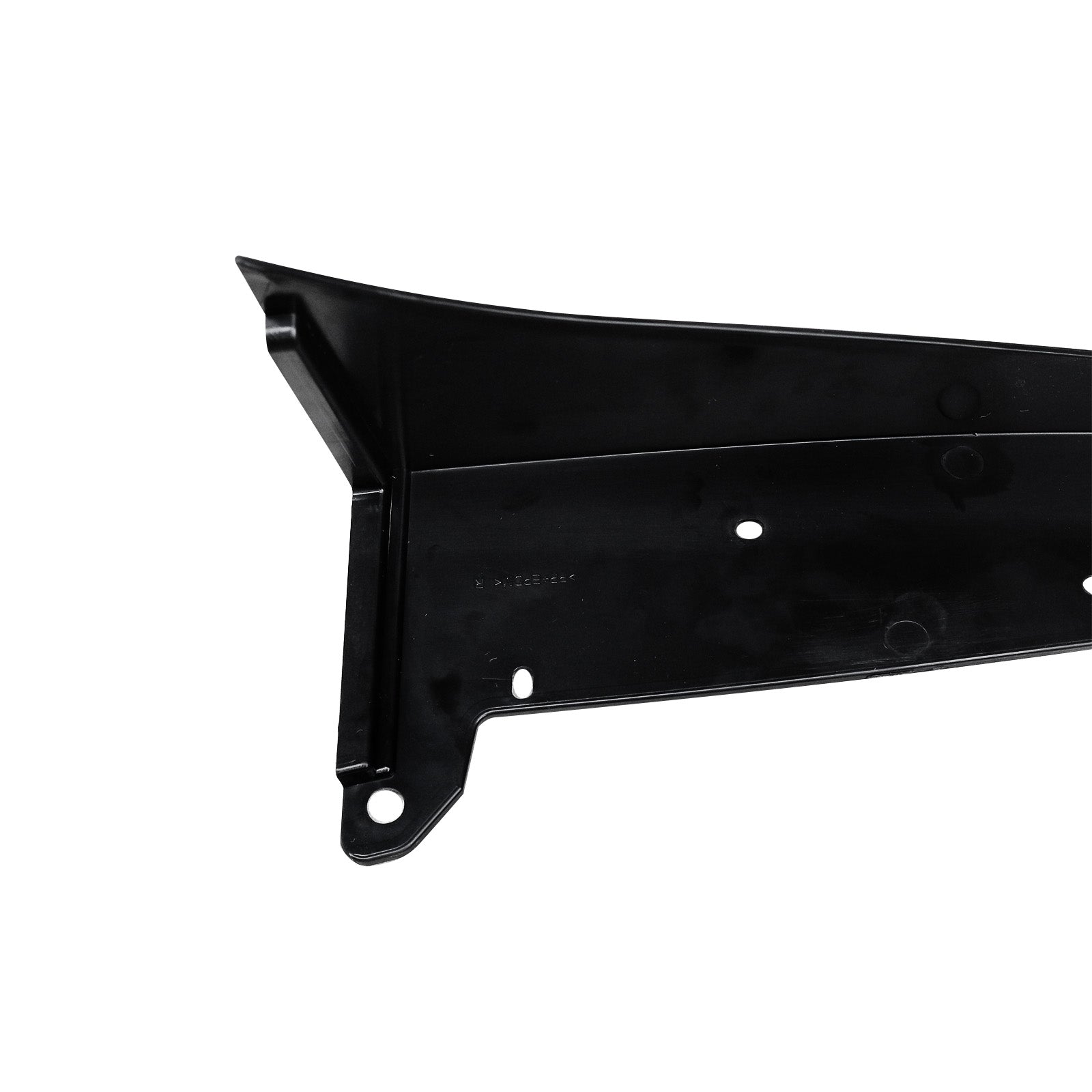 CARIG For 2015-2021 フォード マスタング ウィングレットスプリッター ABSスタイル フロントバンパーコーナースポイラー
