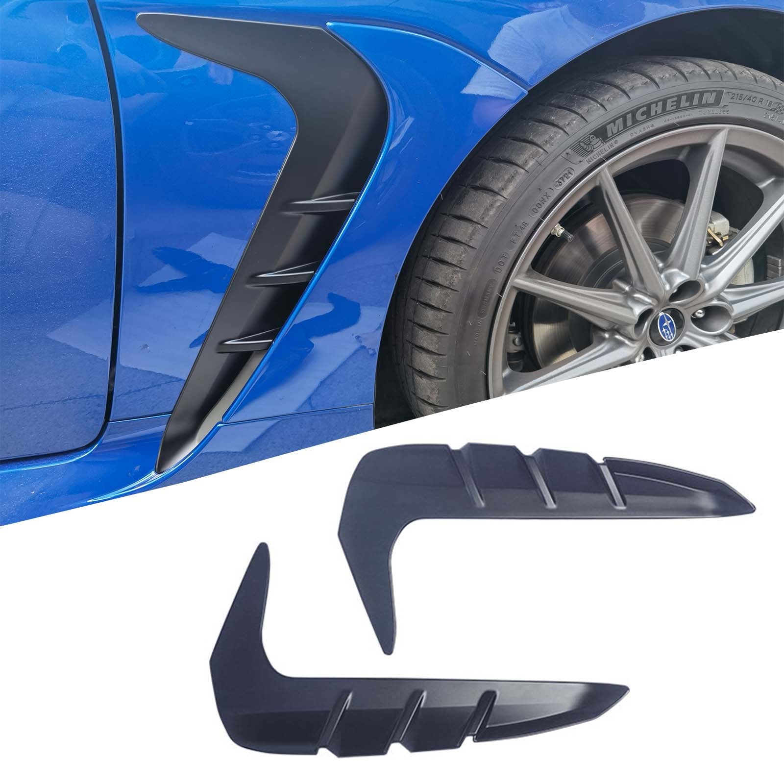 CARIG For 2022-2024トヨタ GR 86 GR86 スバル BRZ ベントガーニッシュカバー ABS