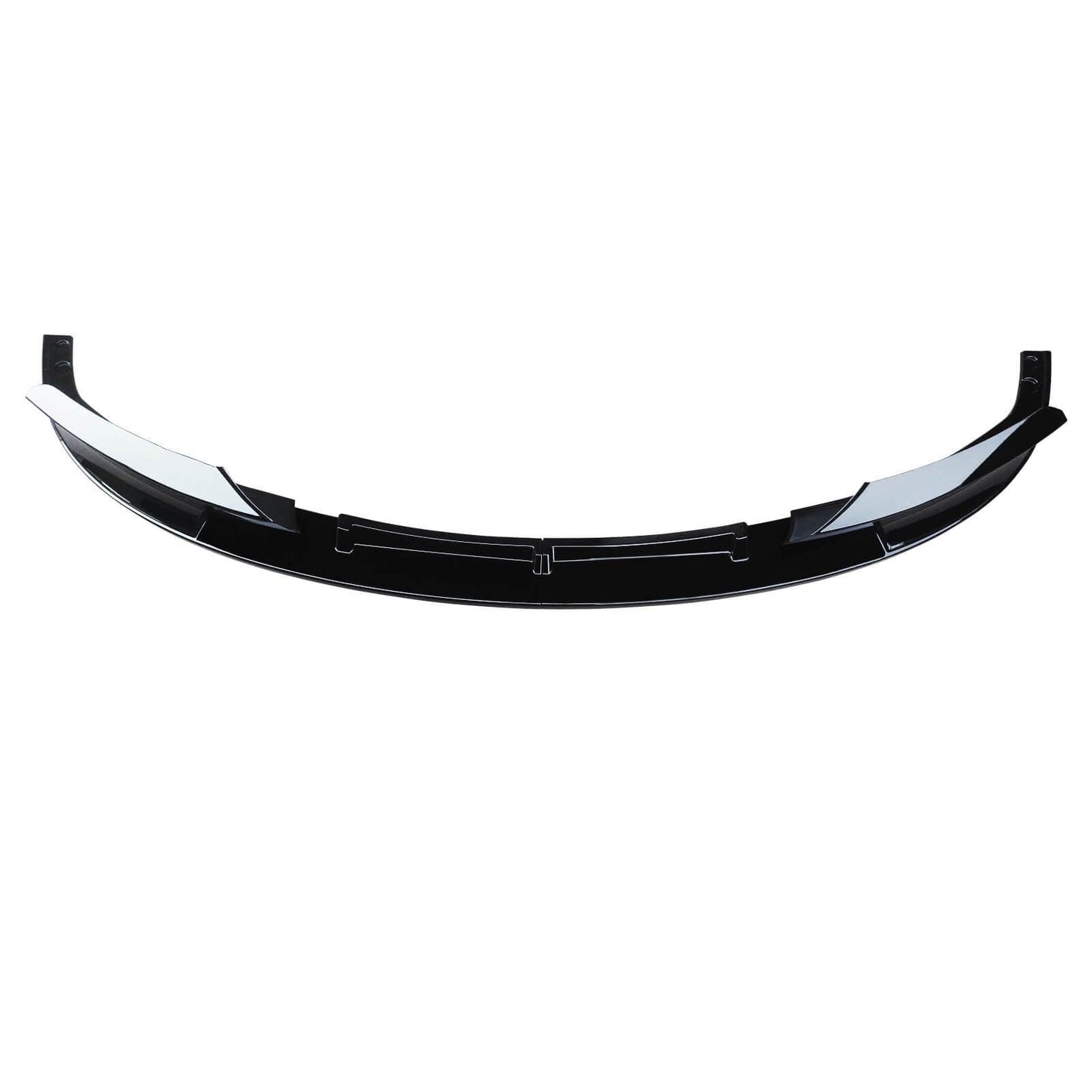 CARIG For 2012-2018 BMW F30 3 シリーズ M テック フロント バンパー Lip2 PCS 塗装スポーツ フロント スポイラー下部ディフューザー