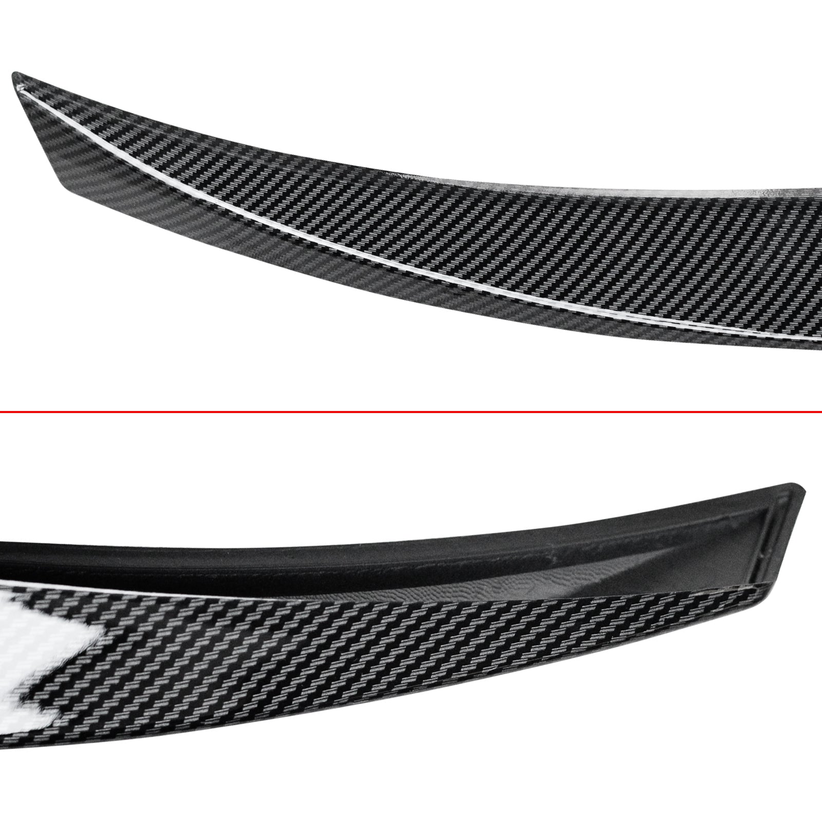 CARIG For 2014-2024 インフィニティ Q50 ABS用リアスポイラー トランクスポイラー リアウイング