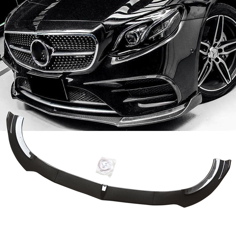 CARIG For 2017-2020 フロント リップ ベンツ E クラス スポーツ W213 C238 A238 4 マチック AMG E53 E350 E400 E450 下バンパー スプリッター