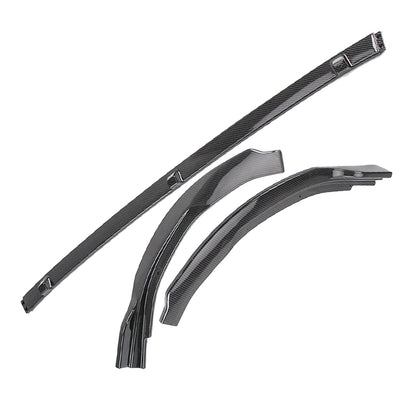 CARIG  For 2018-2024 トヨタ カムリ LE XLE フロントバンパーリップロアスプリッター
