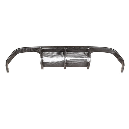 CARIG For 2015-2020 BMW F80 M3 F82 M4 F83 3PCs の後部ディフューザーの ABS によって塗られる V 様式の後部バンパーの唇