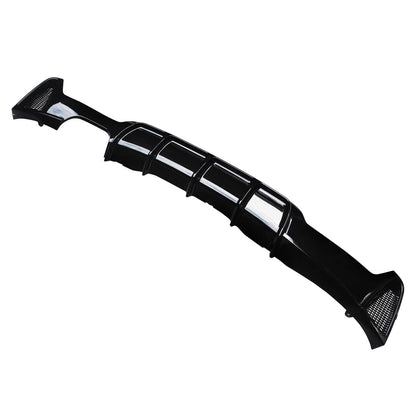 CARIG For 2014-2019 BMW 4 シリーズ F32 F33 M スポーツ リア ディフューザー シングル ツイン排気リア バンパー リップ スプリッター