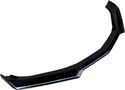CARIG フロントスポイラー 2016-2024 シボレー カマロ SS/2019-2024 LT LS RS フロントリップ リップスポイラー ABS製 塗装済み エアロパーツ ガーニッシュ カーアクセサリー 艶あり黒