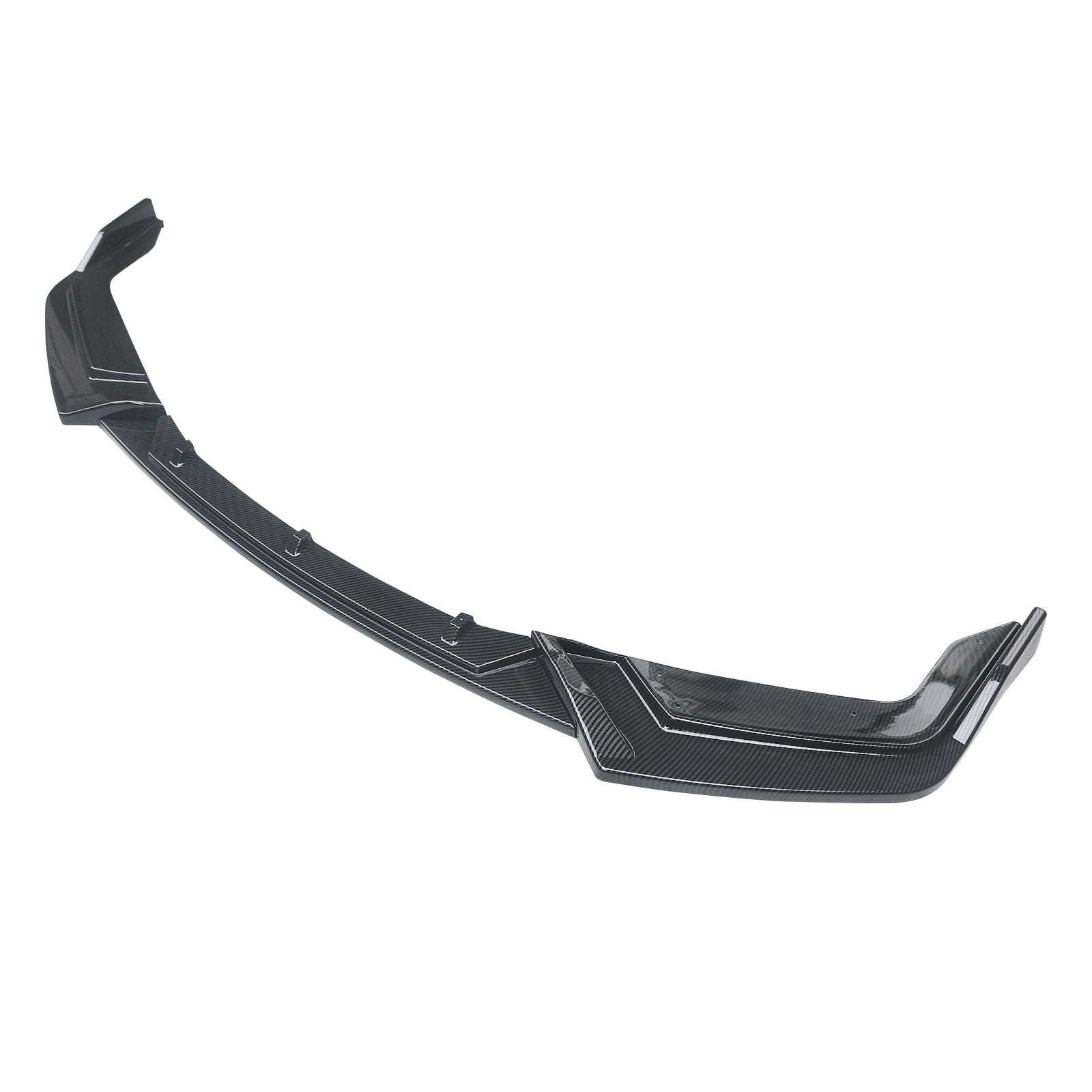 CARIG FOR 2017-2021ホンダシビックSi FK7ハッチバック用 ABS 3ピースフロントバンパーリップスプリッター