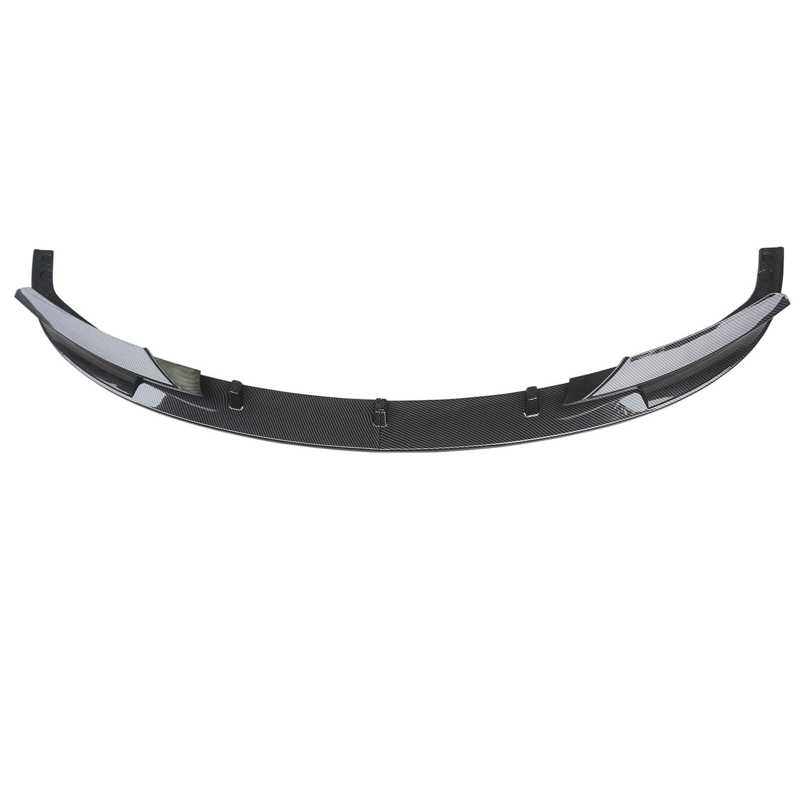 CARIG For 2012-2018 BMW F30 3シリーズ Mテックスタイルフロントバンパーリップ ABS 2ピース