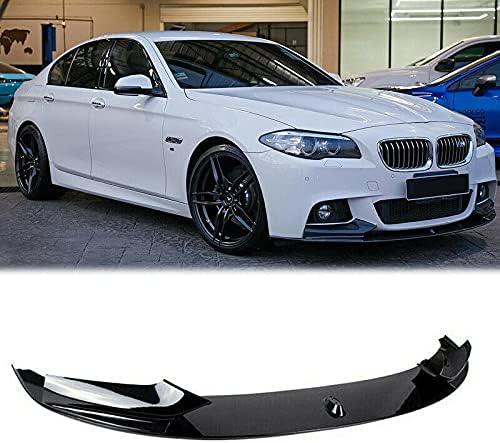 CARIG For 2011-2016 BMW 5シリーズ F10 Mスポーツ フロントリップバンパー ABS フロントリップスプリッターキット?