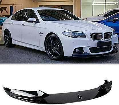 CARIG For 2011-2016 BMW 5シリーズ F10 Mスポーツ フロントリップバンパー ABS フロントリップスプリッターキット?