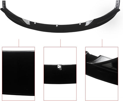 CARIG For 2012-2018 BMW F30 3シリーズ Mテックスタイルフロントバンパーリップ ABS 2ピース