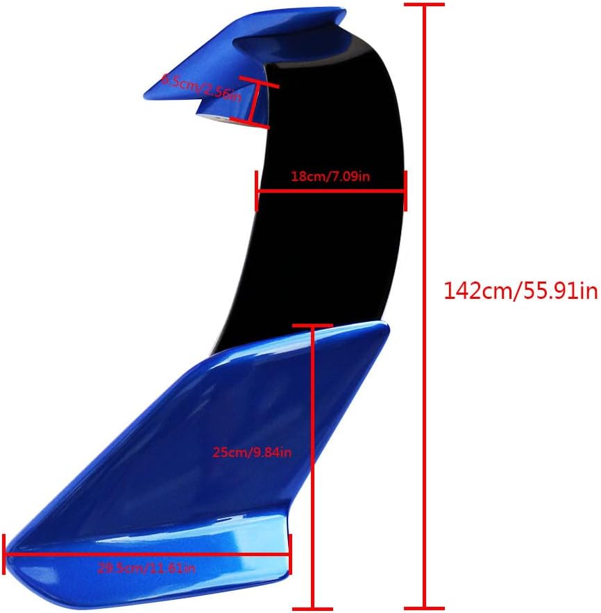 CARIG For 2016-2021 ホンダ シビック ハッチバック 5ドア タイプRスタイル リアスポイラー リアトランクスプリッター