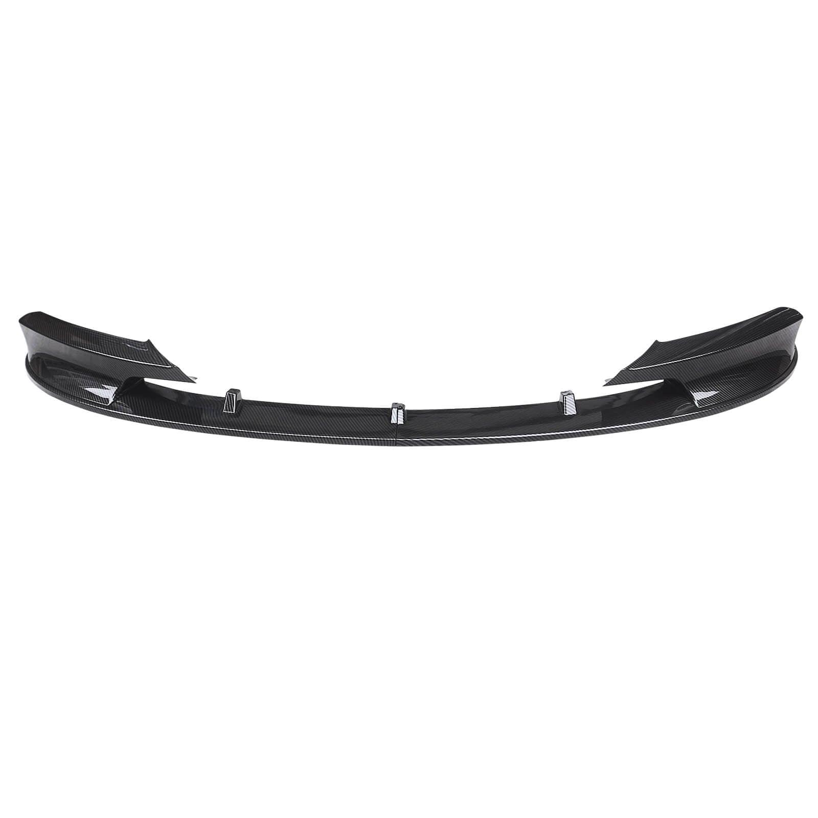 CARIG For 2012-2018 BMW F30 3シリーズ Mテックスタイルフロントバンパーリップ ABS 2ピース