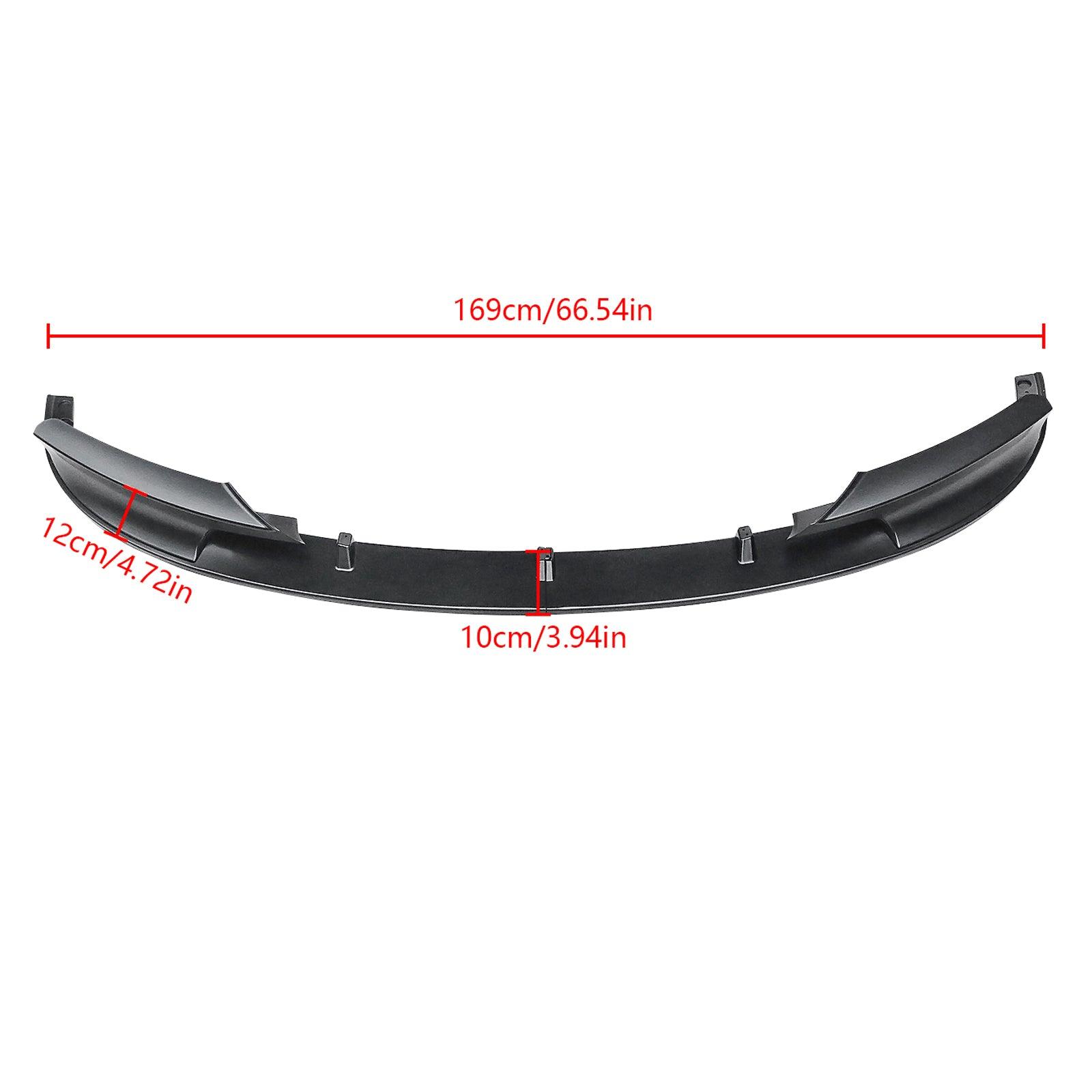 CARIG For 2012-2018 BMW F30 3シリーズ Mテックスタイルフロントバンパーリップ ABS 2ピース