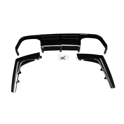 CARIG For 2015-2020 BMW F80 M3 F82 M4 F83 3PCs の後部ディフューザーの ABS によって塗られる V 様式の後部バンパーの唇