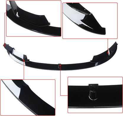 CARIG For 2015-2020 BMW F80 M3 F83 F82 M4 フロント リップ M パフォーマンス 4 ピース ABS 塗装フロント スプリッター