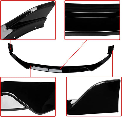 CARIG W206 フロントスポイラー 2022年～2025年 メルセデス ベンツ Cクラス W206 セダン/メルセデス AMG C43 車種専用 フロントリップ リップスポイラー ABS製 塗装済み