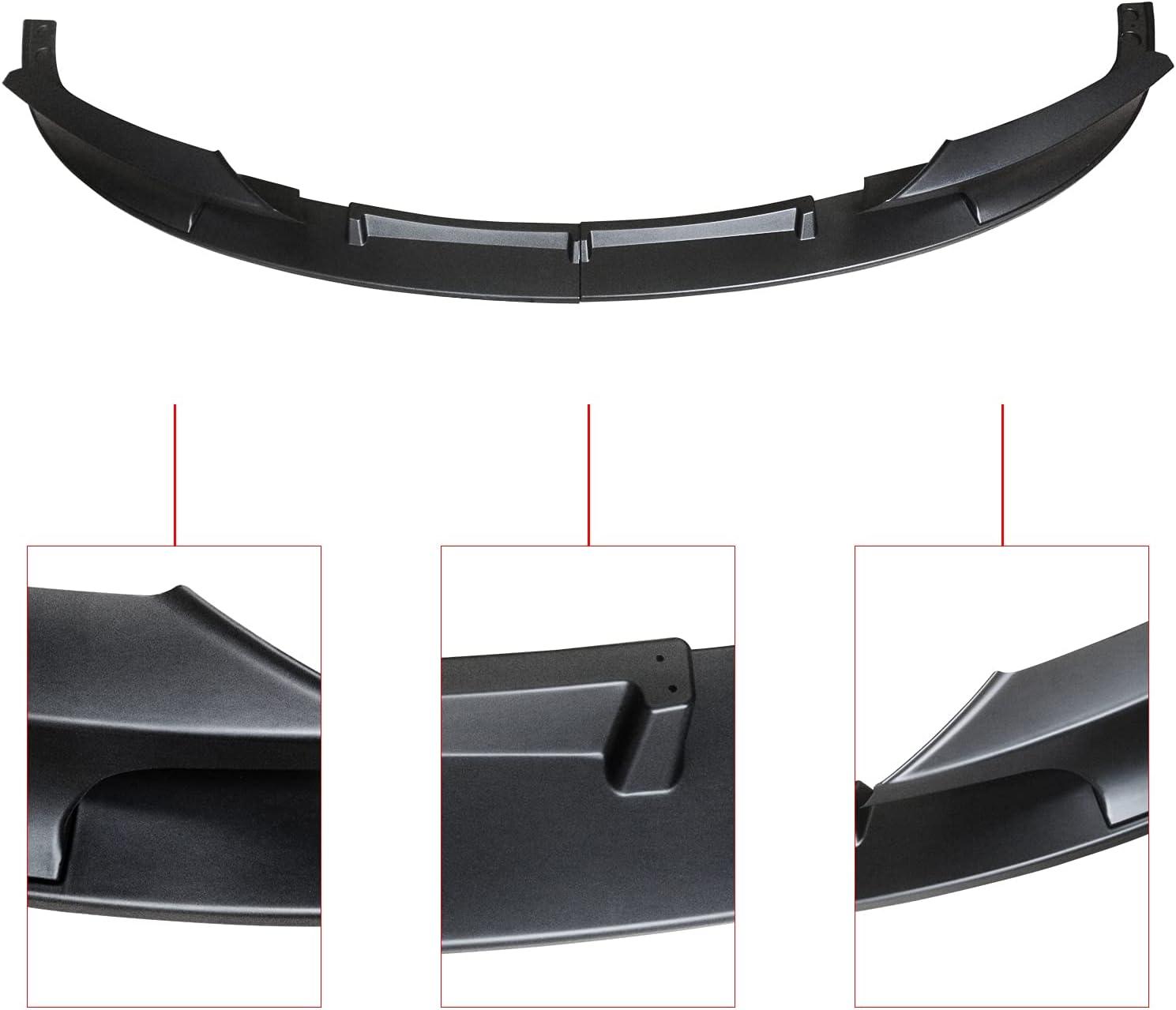 CARIG For 2012-2018 BMW F30 3 シリーズ M テック フロント バンパー Lip2 PCS 塗装スポーツ フロント スポイラー下部ディフューザー
