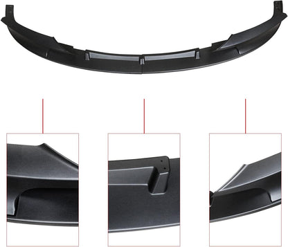 CARIG For 2012-2018 BMW F30 3 シリーズ M テック フロント バンパー Lip2 PCS 塗装スポーツ フロント スポイラー下部ディフューザー