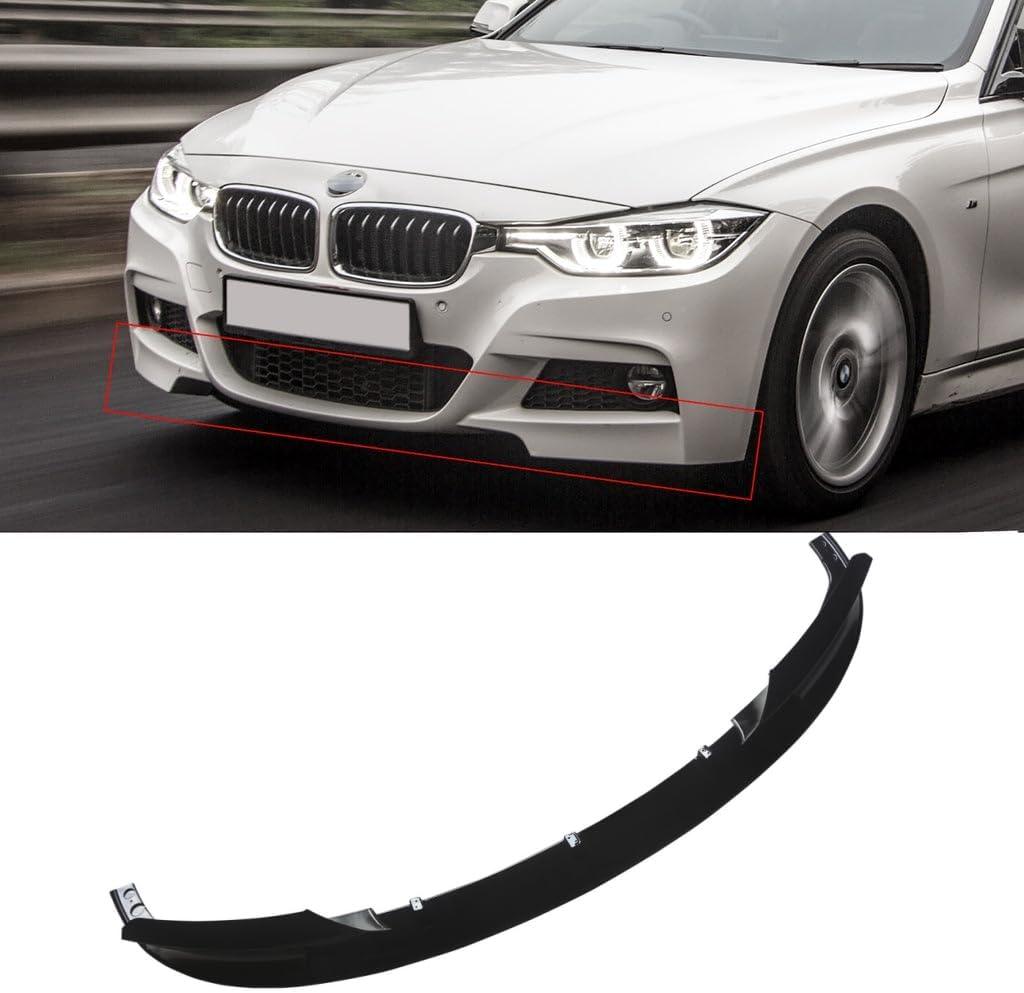 CARIG For 2012-2018 BMW F30 3シリーズ Mテックスタイルフロントバンパーリップ ABS 2ピース