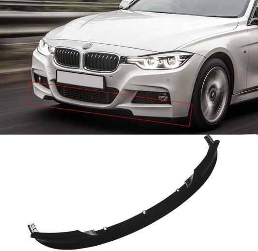 CARIG For 2012-2018 BMW F30 3シリーズ Mテックスタイルフロントバンパーリップ ABS 2ピース