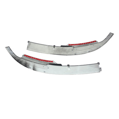 CARIG For 2012-2018 BMW F30 3シリーズ Mテックスタイルフロントバンパーリップ ABS 2ピース