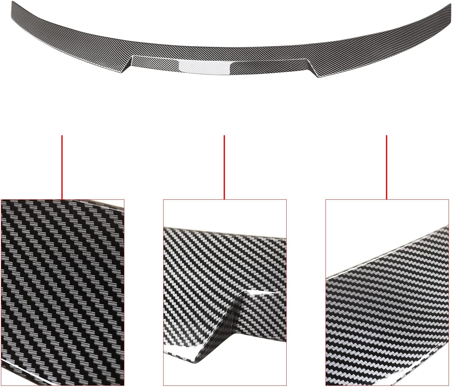 CARIG For BMW 4シリーズ F36 430i 435i 440i グランクーペ 4ドア M4スタイル リアスポイラー トランクウィング スプリッター
