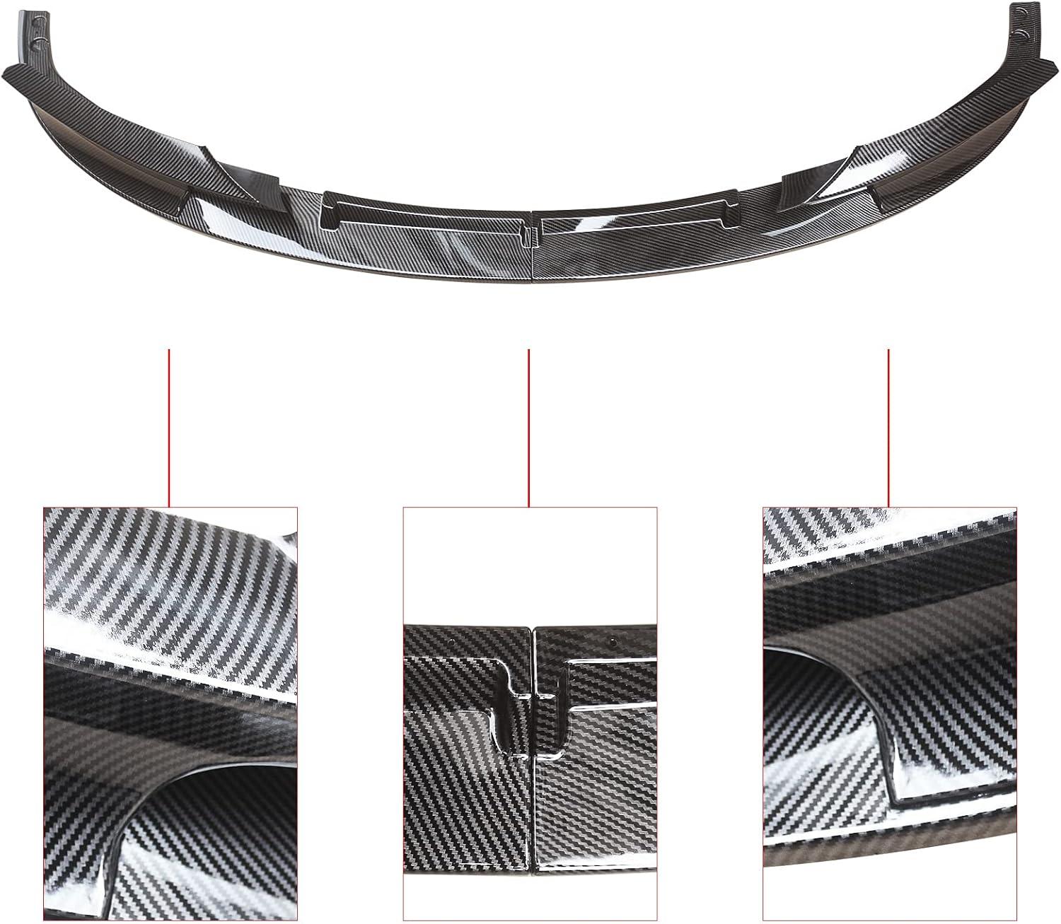 CARIG For 2012-2018 BMW F30 3 シリーズ M テック フロント バンパー Lip2 PCS 塗装スポーツ フロント スポイラー下部ディフューザー