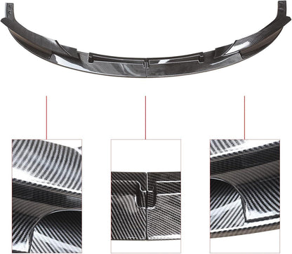 CARIG For 2012-2018 BMW F30 3 シリーズ M テック フロント バンパー Lip2 PCS 塗装スポーツ フロント スポイラー下部ディフューザー