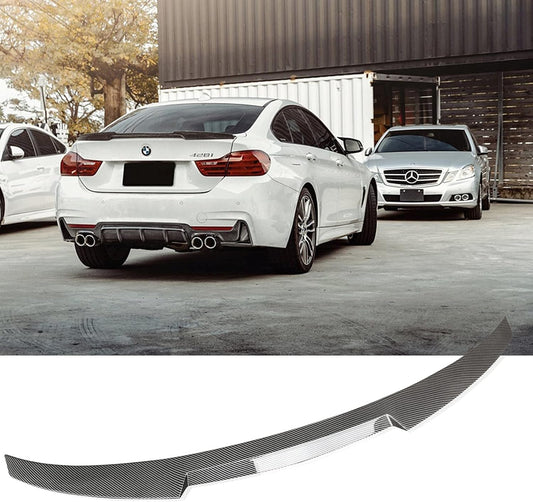 CARIG For BMW 4シリーズ F36 430i 435i 440i グランクーペ 4ドア M4スタイル リアスポイラー トランクウィング スプリッター