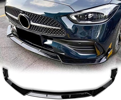 CARIG W206 フロントスポイラー 2022年～2025年 メルセデス ベンツ Cクラス W206 セダン/メルセデス AMG C43 車種専用 フロントリップ リップスポイラー ABS製 塗装済み