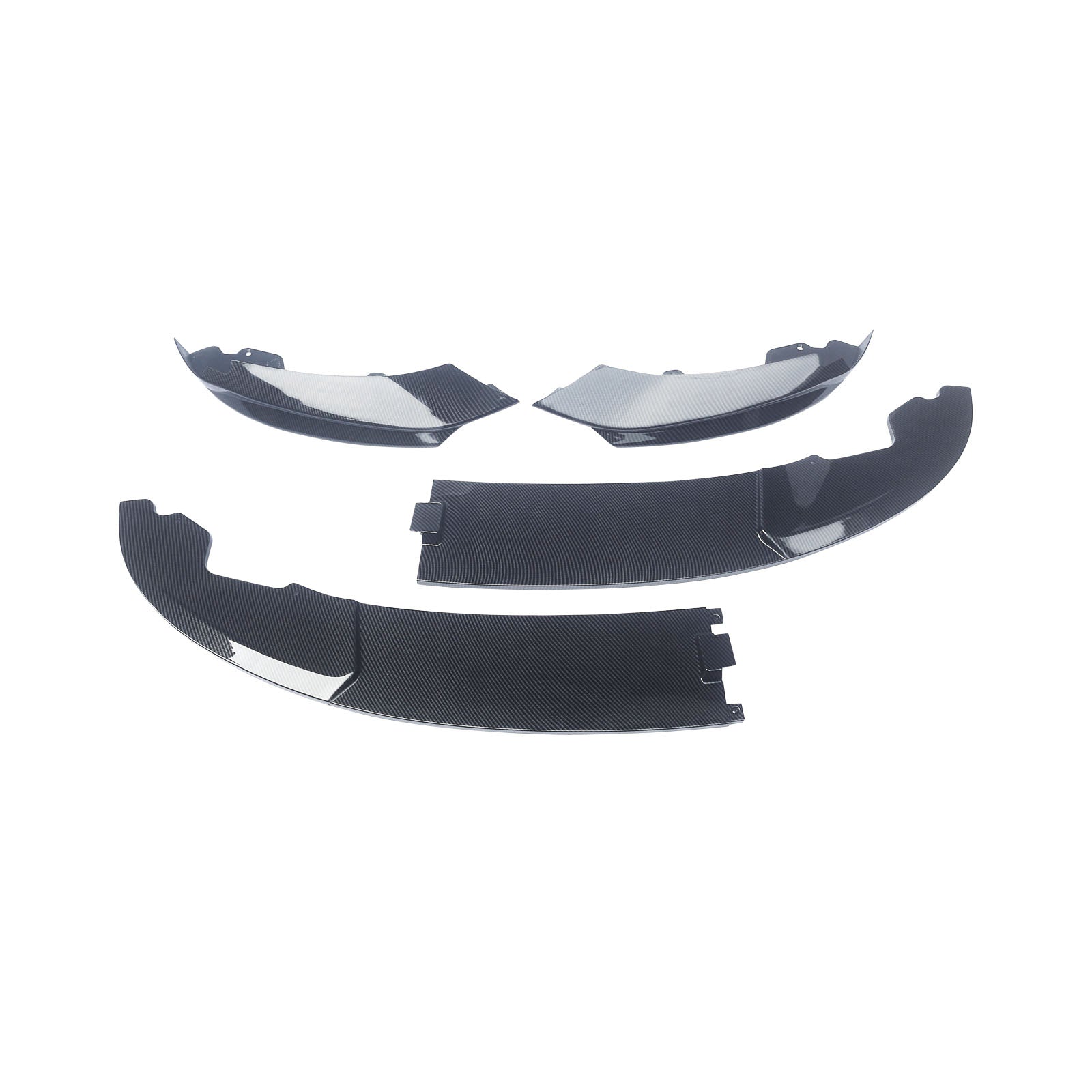 CARIG For 2014-2020 BMW F32 F33 F36 4 シリーズ M スポーツ フロント リップ ABS 塗装 4 pc フロント バンパー スプリッター