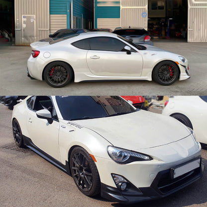 CARIG For 2012-2020用サイドスカート スバルBRZ サイオンFRS トヨタGT86用 エクステンションリップ
