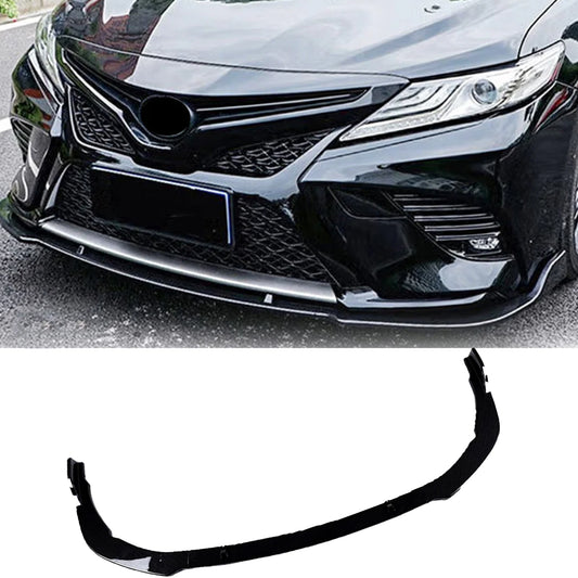 CARIG For 2018-2024 トヨタ カムリ スポーツ SE XSE フロントバンパーリップロアスプリッター